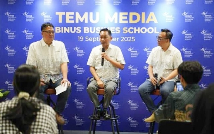 BINUS Business School konferensi pers, Jum'at (19/9)