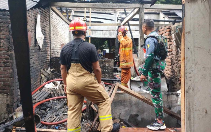 Ruko terbakar di Kabupaten Trenggalek 