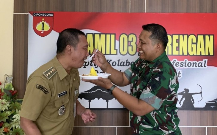 Danramil 03/Serengan Kapten Inf Tri Rusman Prasetyo 