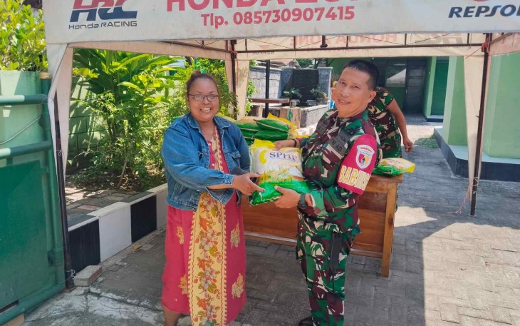 Gerakan pangan murah Koramil 0803-15/Kartoharjo 