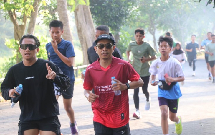 Fun Run HUT TNI Ke-80 di Tulungagung 