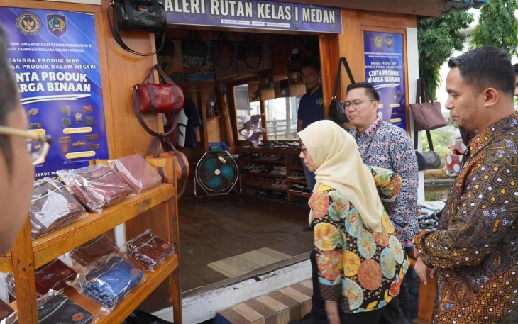 Galeri produk UMKM Rutan Kelas I Medan 