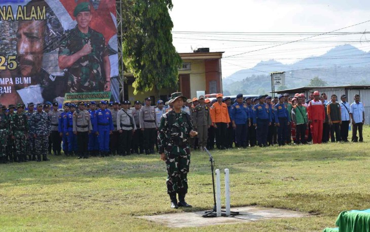 Latihan Tangani Gempa dan Tsunami di Tulungagung