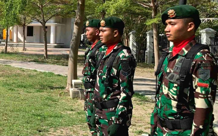 Upacara hari Sumpah Pemuda Ke-97 di PLBN Motaain