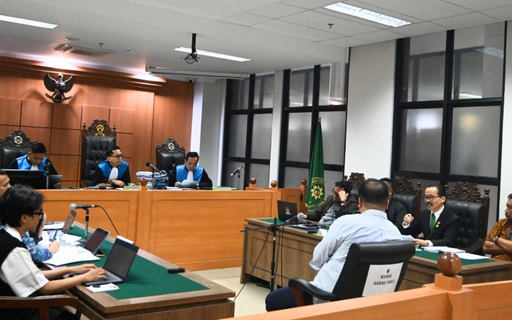 Henry Darmawan Hutagaol, SH., LLM., selaku ahli administrasi, menyampaikan keterangan dalam persidangan Perkara No. 212/G/2025/PTUN.JKT di Pengadilan Tata Usaha Negara Jakarta, (30/9/2025).