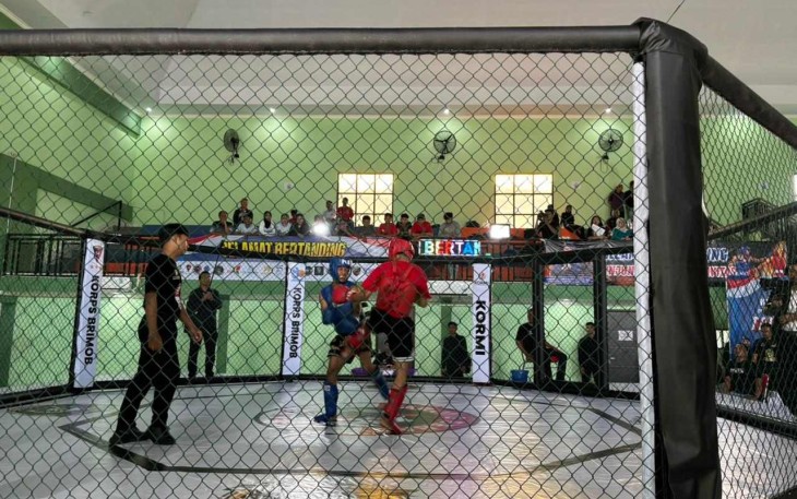 Kejurda Tarung Bebas Indonesia 2025 Polda Jatim 