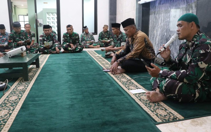 Doa bersama prajurit Kodim 0807/Tulungagung 