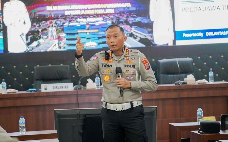 Dirlantas Polda Jatim Kombes Pol Iwan Saktiadi