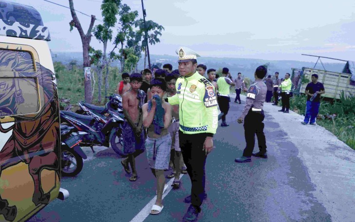 Razia balap liar Polres Tuban