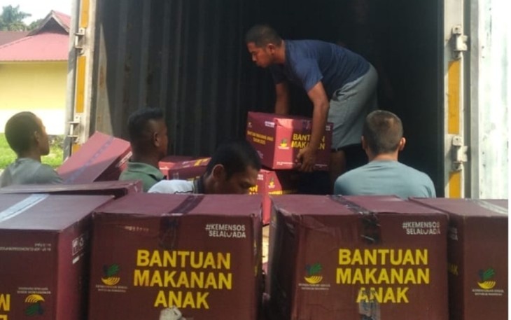 Paket bantuan tambahan Kemensos untuk Kabupaten Tapanuli Tengah 