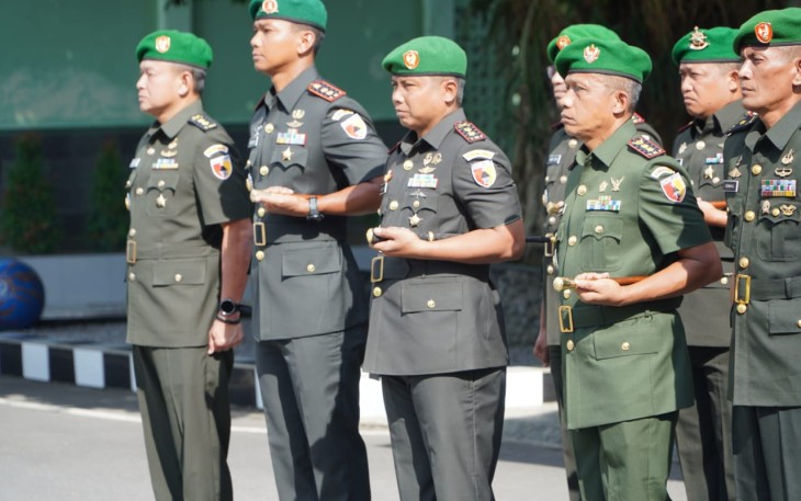 Dandim 0803/Madiun saat Hadiri Upacara Peringatan Hari Juang TNI AD ke-80