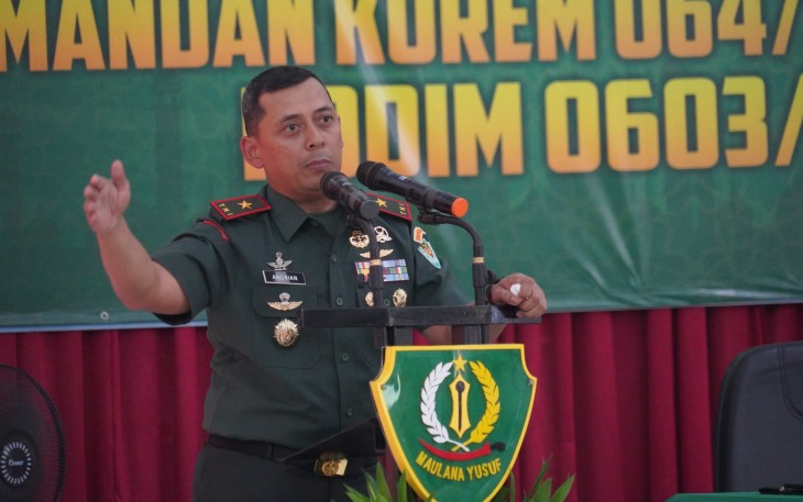 Danrem 064/MY Brigjen TNI Andrian Susanto
