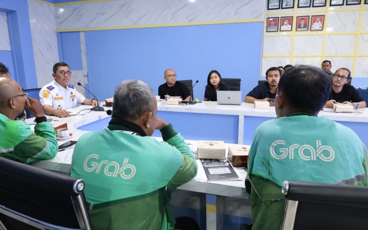 Dishub Fasilitasi OJOl bertemu grab.
