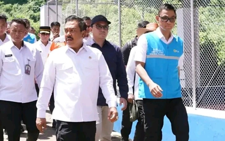 Menteri Imipas Tinjau Proyek Pulau Nusakambangan.