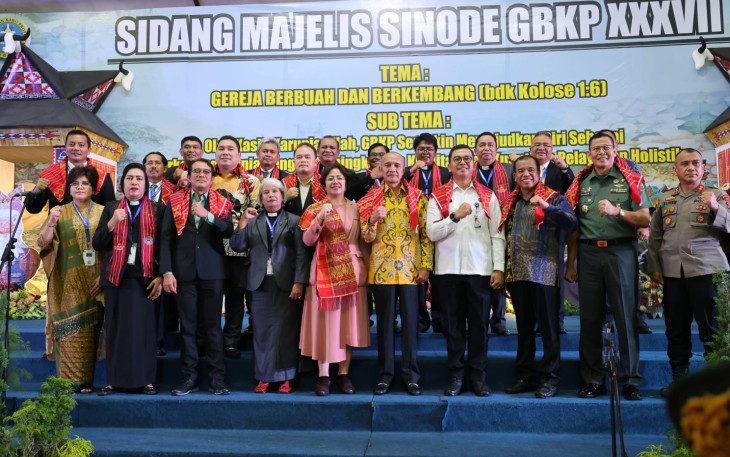 Gubernur Sumut Ajak GBKP Terus Jadi Mitra Pemerintah Bangun Sumut