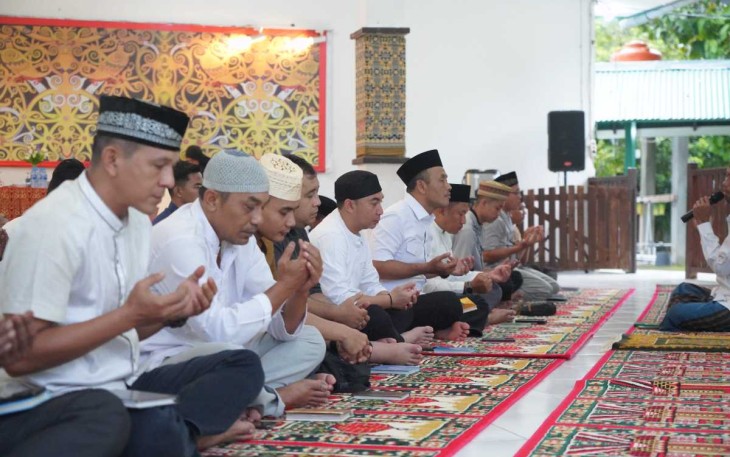 Syukuran rumah dinas jabatan Danrem 121/Abw, Sabtu (4/1/25)