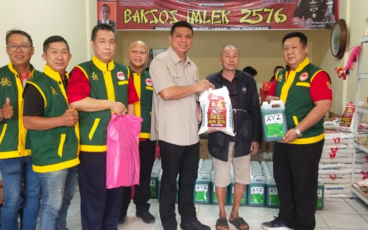 Baksos jelang Imlek di Medan