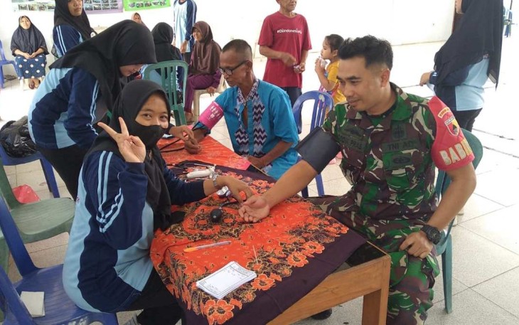 Pengecekan kesehatan gratis Kodim 0801/Pacitan 