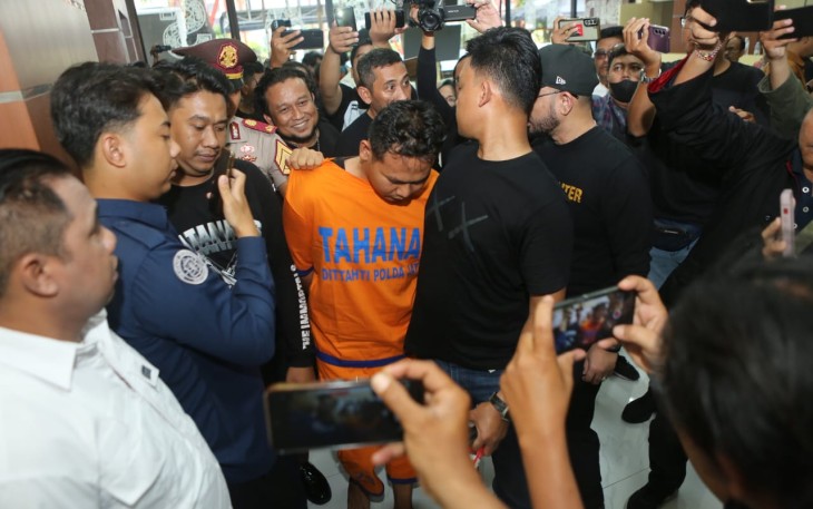 Tersangka kasus mutilasi wanita dalam koper merah di Ngawi