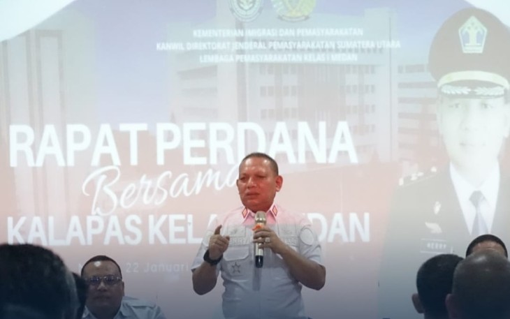 Kalapas Sampaikan Motivasi kepada WBP.