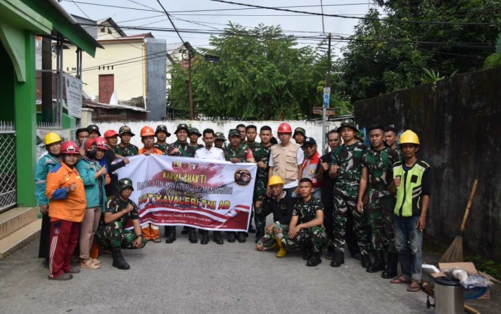 Karya bakti Yonkav 10/Mendagiri