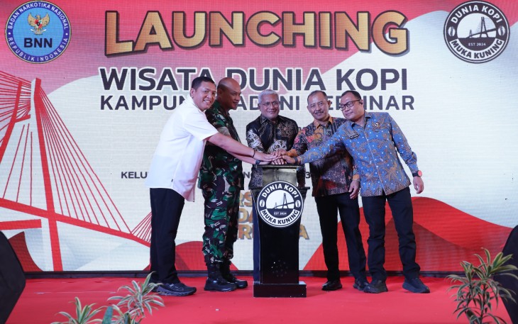 Peresmian Dunia Kopi Kampung Madani Bersinar 