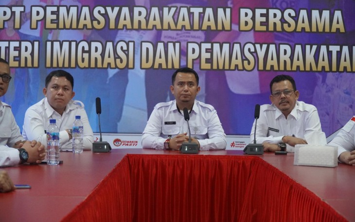 Rutan Kelas I Medan Ikuti Zoom Meeting Jelang Bulan Ramadhan