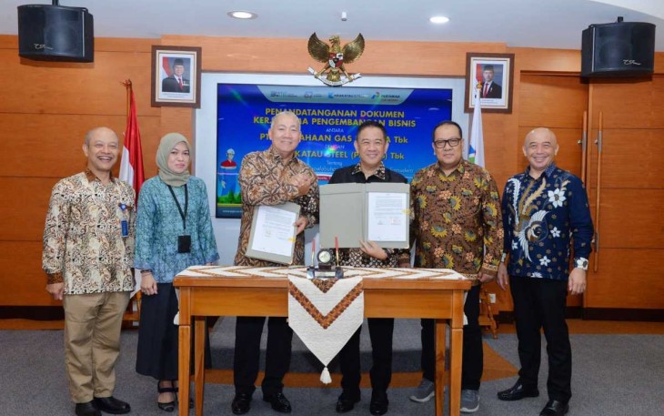 Kerjasama PT PGN Tbk dengan PT Krakatau Bandar Samudra 