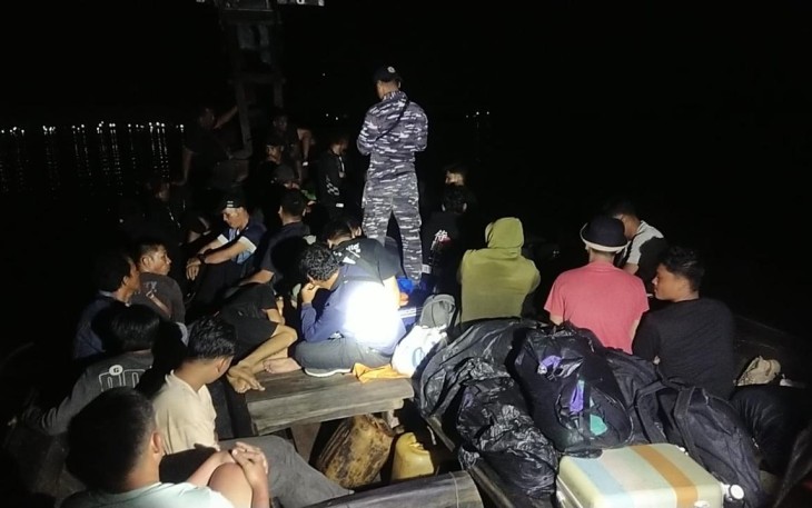 PMI Non Prosedural di perairan Kab Batubara Sumatera Utara 