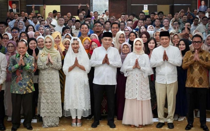 Halalbihalal Kemenkop di Jakarta, Selasa (8/4)