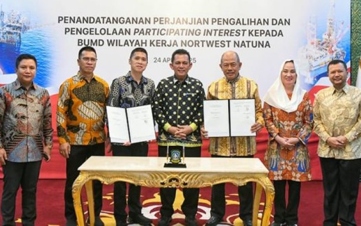 Hadiri Penandatanganan PI 10%, Bupati Natuna Cen Sui Lan Tunjukkan Komitmen untuk Majukan Daerah