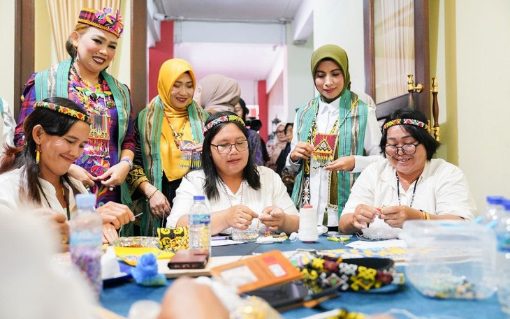 DWP-Dekranas Gelar Pelatihan Kriya Masyarakat Sekitar Tambang