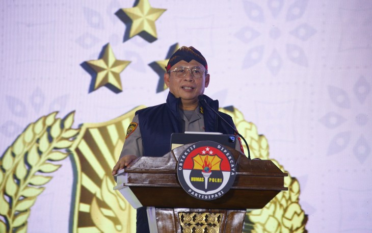 As SDM Kapolri Buka Rakernis Humas Polri 2025