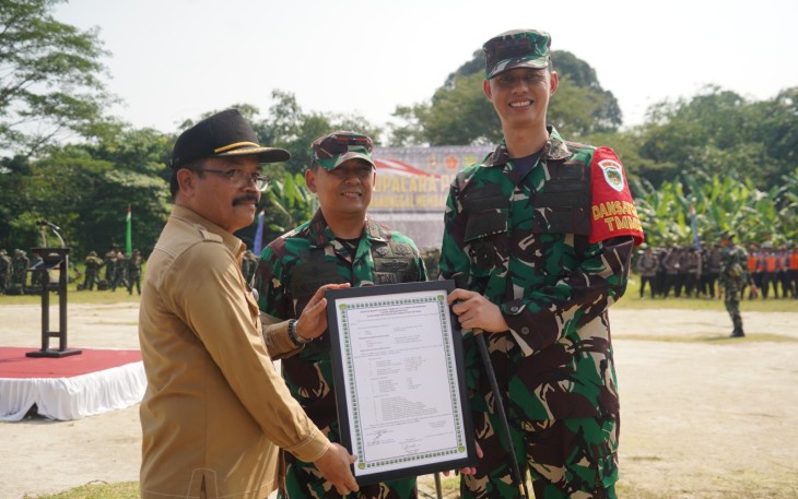 Danrem 064/MY Hadiri Pembukaan TMMD Ke 124 Kodim 0602/Serang