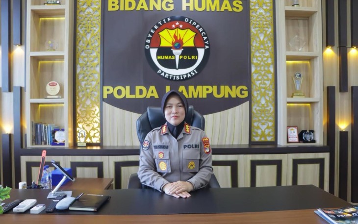 Kabid Humas Polda Lampung Kombes Pol. Yuni Iswandari Yuyun 