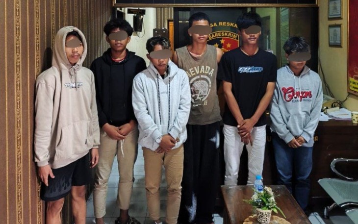 Empat Pemuda Kena Jaring Operasi Premanisme Polres Sragen