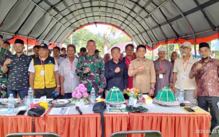 Penyuluhan wawasan kebangsaan dan bela negara di lokasi TMMD ke 124 Kodim Palopo 
