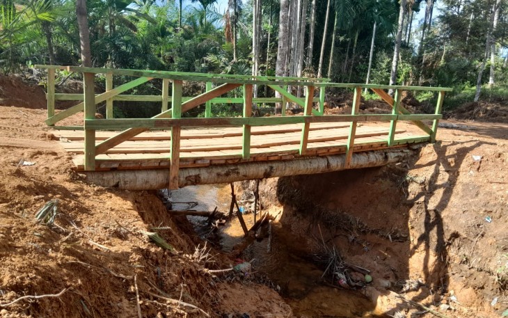 Satgas TMMD Ke-124 Kodim 0408/BS Sudah Maksimal Dalam Pembangunan Jembatan