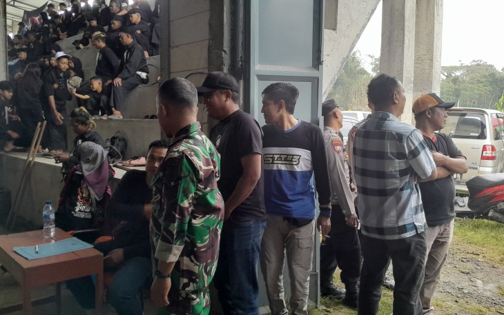 Sinergi TNI Polri Dalam Pengamanan Seleksi Calon Warga Baru PSHT di Wilayah Pacitan