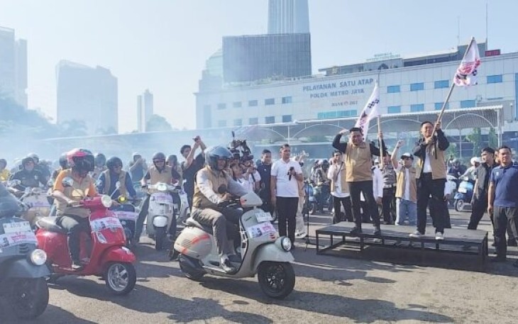 Ribuan Biker Ramaikan Bhayangkara Scooter Days di Jakarta