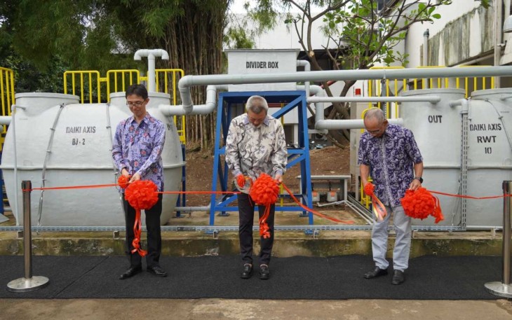 Peresmian pengelolaan limbah sistem Johkasou di Universitas Pertamina Jakarta 