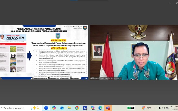 Dirjen Bina Pembangunan Daerah Kemendagri, Restuardy Daud