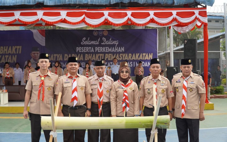 Acara Pembukaan Tahunan Perkemahan Dibuka Secara Simbolis 