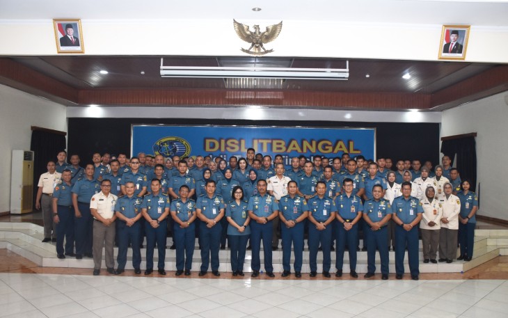 Dislitbangal Terima Sosialisasi Skrining Kesehatan Tim Satkes Denma Mabesal