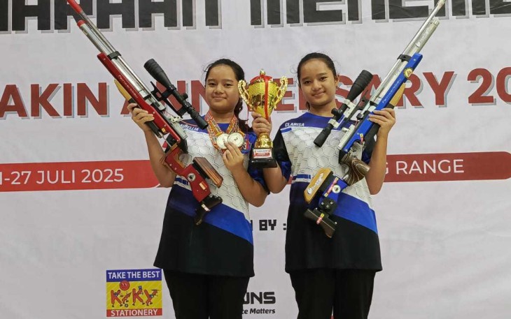 Atlet menembak Perbakin Kota Depok