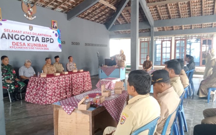 Pelantikan BPD di Desa Kuniran