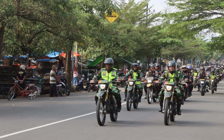 Patroli Gabungan TNI-Polri Perketat Pengamanan di Trenggalek