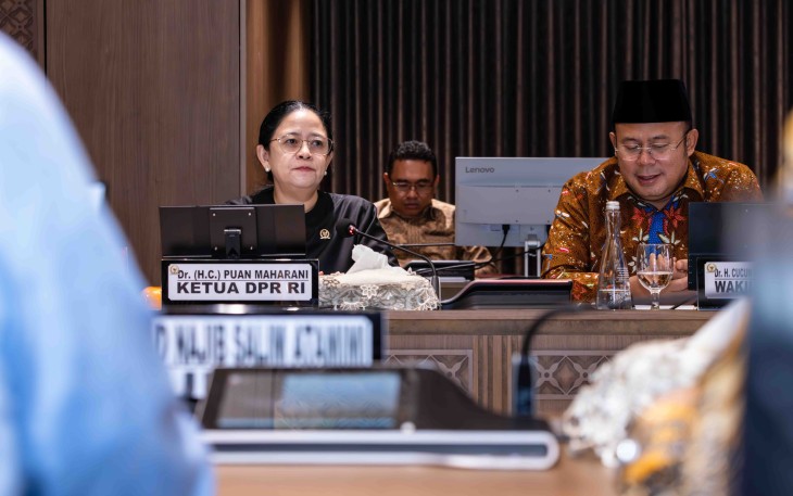 Ketua DPR RI Puan Maharani menerima audiensi dari sejumlah tokoh publik lintas latar belakang profesi untuk berdialog