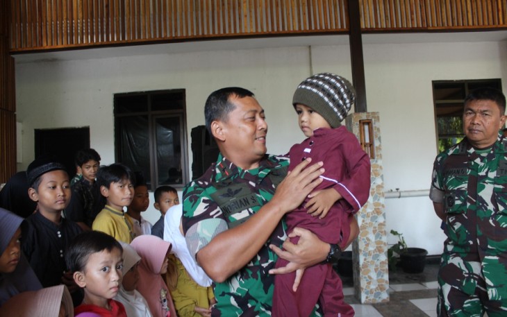 Korem 064/MY Gelar Santunan Anak Yatim Piatu, Teguhkan Kepedulian dan Teladani Akhlak Nabi Muhammad SAW