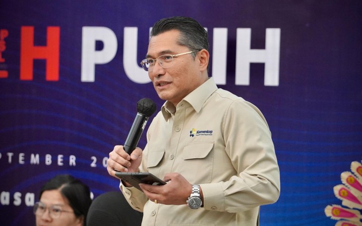 Deputi bidang kelembagaan dan digitalisasi koperasi Kemenkop, Henra Sarahih